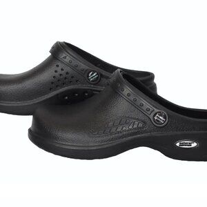 NEW WOMEN'S BLACK ULTRA-LITE CLOGS WITH STRAP SIZE 9